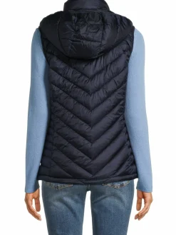 Women MICHAEL Michael Kors Missy Logo Puffer Vest