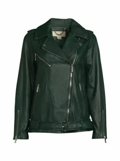 Women MICHAEL Michael Kors Missy Oversized Moto Jacket