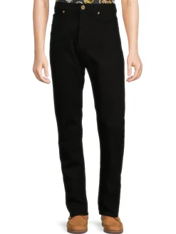 Versace Jeans|Mitchel Fit Dark Wash High Rise Jeans Black