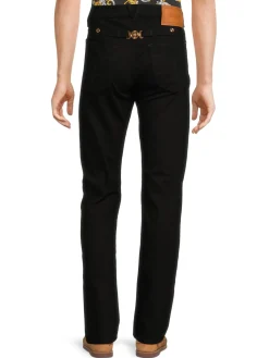 Versace Jeans|Mitchel Fit Dark Wash High Rise Jeans Black