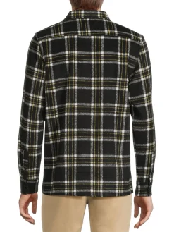 Reason Casual Button-Down Shirts|Mix Media Check Shirt Multi