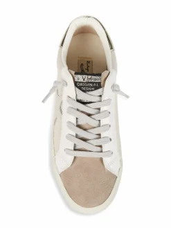 Vintage Havana Mixed-Media Star Patch Sneakers