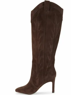 Marc Fisher LTD Mlrolly Patterned Suede Calf Boots