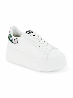 Ash Moby Ethnic Leather Sneakers