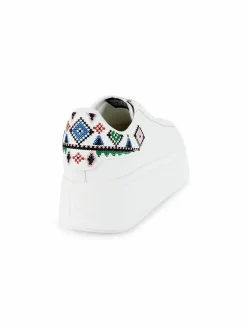 Ash Moby Ethnic Leather Sneakers
