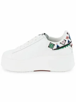 Ash Moby Ethnic Leather Sneakers