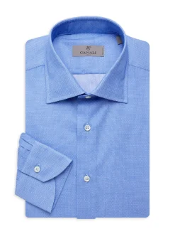 Canali Dress Shirts|Modern Fit Dress Shirt Light Blue