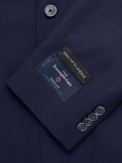 Saks Fifth Avenue Blazers & Sportcoats|Modern Fit Solid Sportcoat Navy