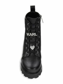 Karl Lagerfeld Paris Monica Combat Boots