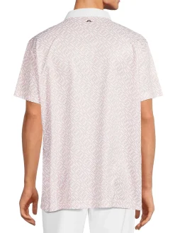 J.Lindeberg Activewear|Monogram Print Polo