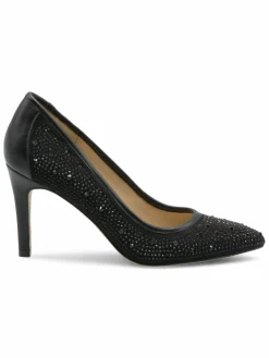 Adrienne Vittadini Naida Studded Faux Leather Pumps