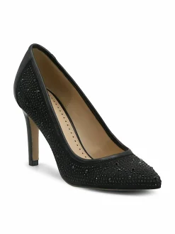 Adrienne Vittadini Naida Studded Faux Leather Pumps