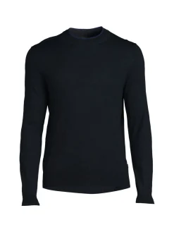 BOSS Sweaters|Nappi Crewneck Virgin Wool Sweater Navy