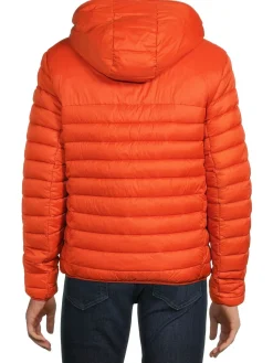 Save the Duck Coats & Jackets|Nathan Faux Fur Lined & Hooded Puffer Jacket