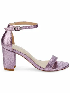 Stuart Weitzman Nearlynude Ankle Strap Sandals