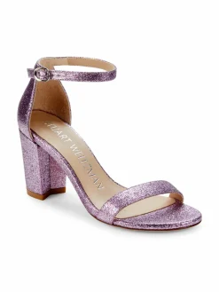 Stuart Weitzman Nearlynude Ankle Strap Sandals