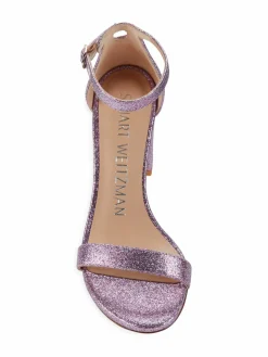 Stuart Weitzman Nearlynude Ankle Strap Sandals