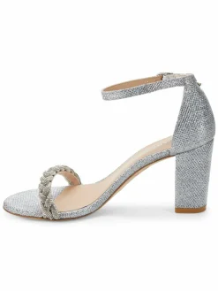 Stuart Weitzman Nearlynude Hishine Embellished Sandals