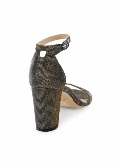 Stuart Weitzman Nearlynude Textured Sandals