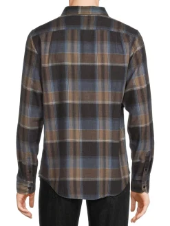 Ezekiel Casual Button-Down Shirts|Nelson Plaid Shirt Heather Charcoal