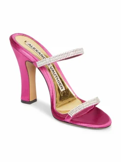 Alexandre Vauthier Neolux Crystal Embellished Sandals