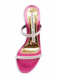 Alexandre Vauthier Neolux Crystal Embellished Sandals