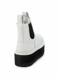 UGG Neumal Shearling Platform Chelsea Boots