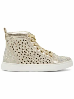 Lady Couture New York Embellished High-Top Sneakers