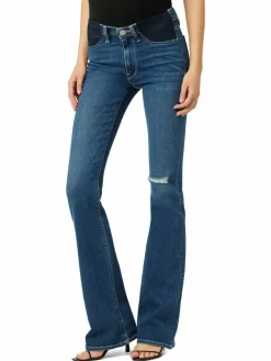 Women Hudson Nico Mid Rise Boot Cut Maternity Jeans