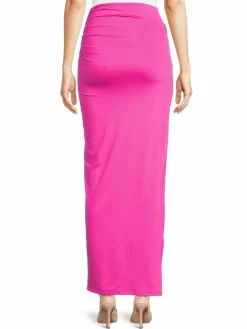Women Area Stars Nikki Ruched Slit Maxi Skirt