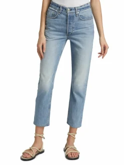 Women rag & bone Nina High Rise Ankle Cigarette Jeans
