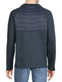 Spyder Activewear|Nova Logo Quilted Jacket Frontier Blue