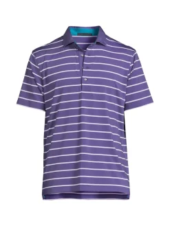 Greyson Activewear|Oconee Striped Polo