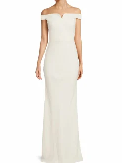 Women Alexander McQueen Off Shoulder Column Gown