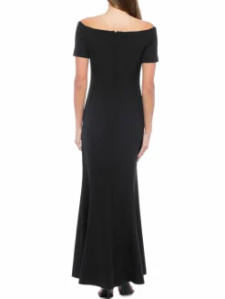 Women Marina Off Shoulder Scuba Gown
