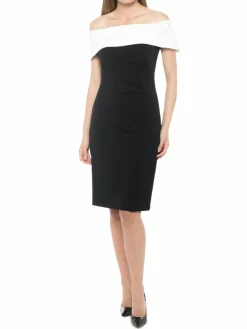 Women Marina Off Shoulder Sheath Dress