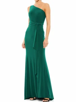 Women Mac Duggal One Shoulder Trumpet Gown