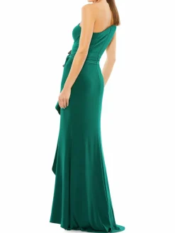 Women Mac Duggal One Shoulder Trumpet Gown