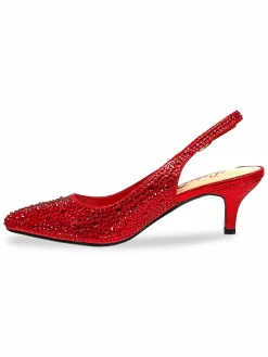 Ninety Union Onyx Embellished Slingback Pumps