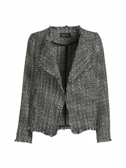 Women Renee C. Open Front Tweed Jacket