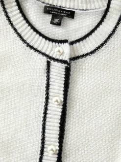 Women Saks Fifth Avenue Outline Cashmere Cardigan