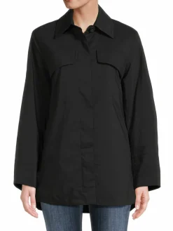 Women Vince Oversized Padded Shirt Jacket