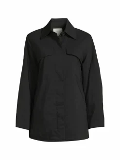 Women Vince Oversized Padded Shirt Jacket