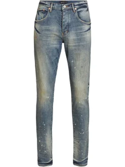 Purple Brand Jeans|P002 Ripped Drop Fit Slim Jeans Vintage