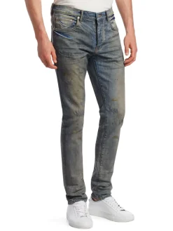 Purple Brand Jeans|P001 Vintage Stretch Skinny Jeans Indigo Oil