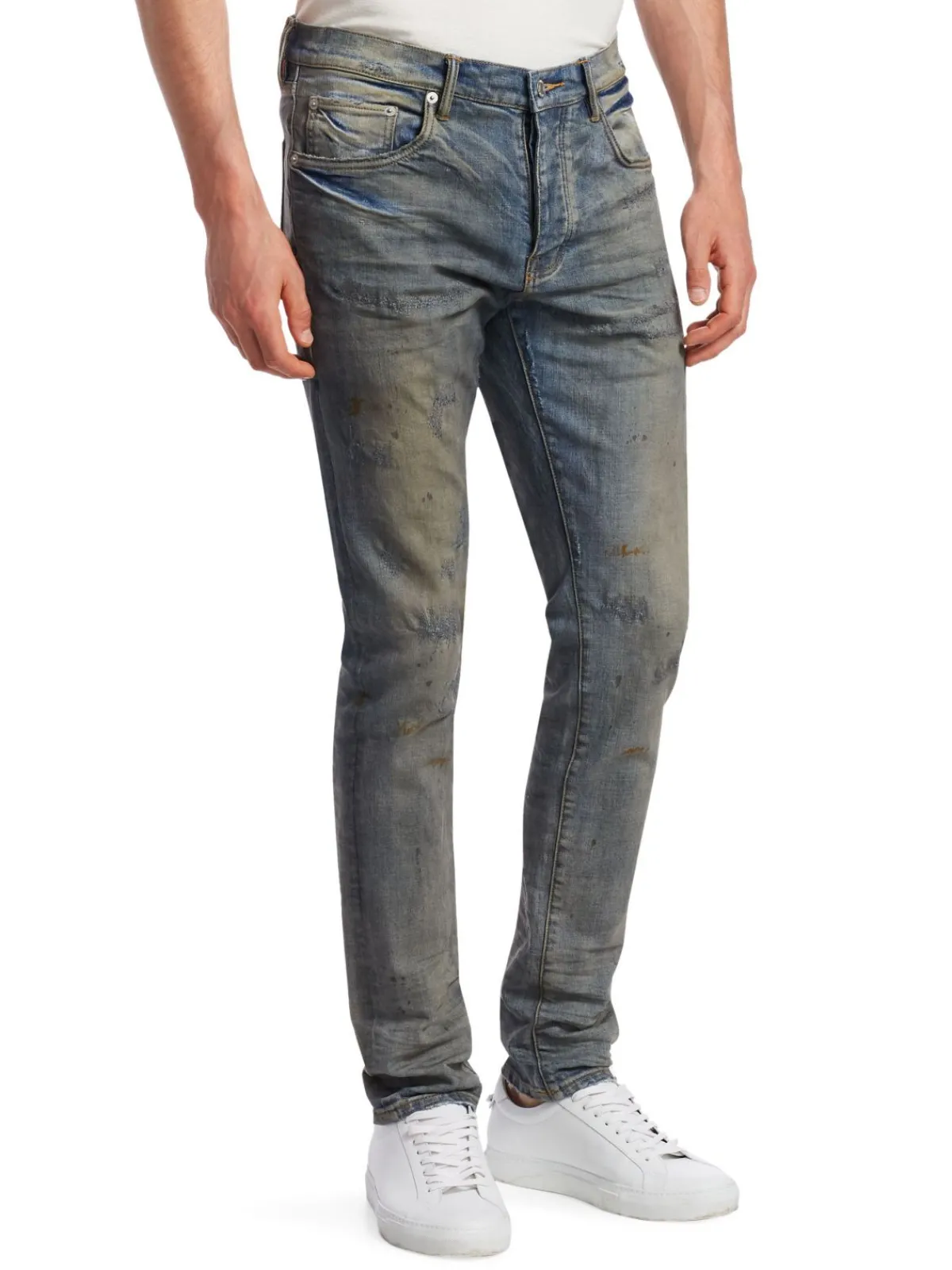 Purple Brand Jeans|P001 Vintage Stretch Skinny Jeans Indigo Oil