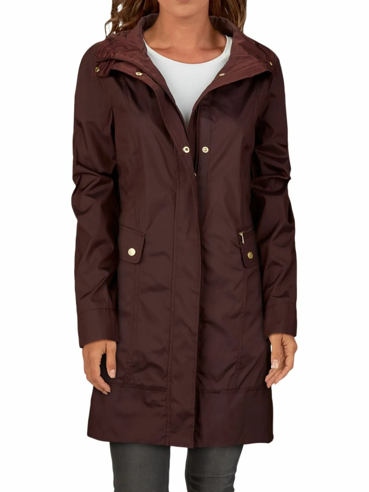 Women Cole Haan Packable Raincoat