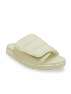 Gia Borghini Padded Leather Slides