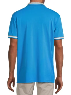 BOSS Polos|Paddy Logo Polo Blue