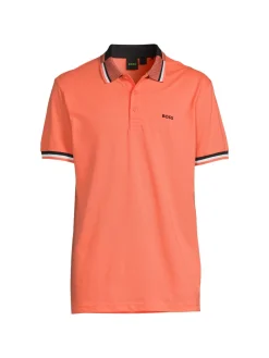 BOSS Polos|Paddy Logo Polo Red